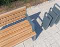 Stojak rowerowy stalowy | Indre By szer. 40 cm